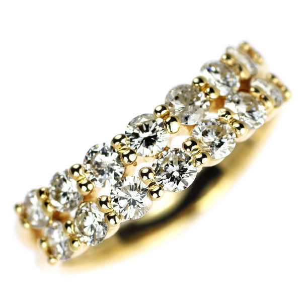 ブルーリバー K18YG ダイヤモンド リング 1.00ct