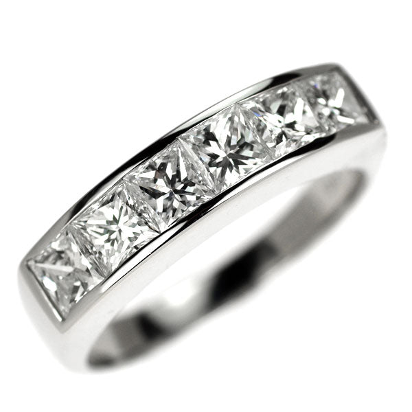 Pt900 ダイヤモンド リング 1.56ct  一文字
