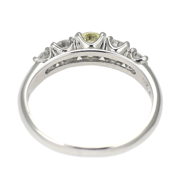 Pt900 ダイヤモンド リング 0.24ct D0.50ct