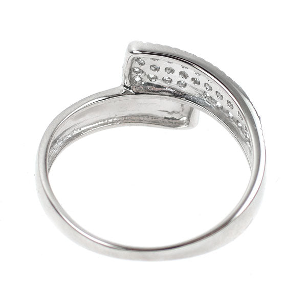 Pt900 ダイヤモンド リング 0.30ct パヴェ
