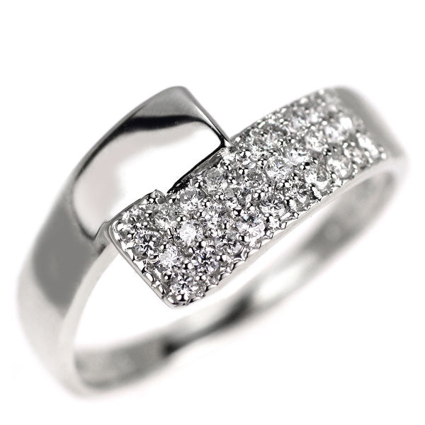 Pt900 ダイヤモンド リング 0.30ct パヴェ