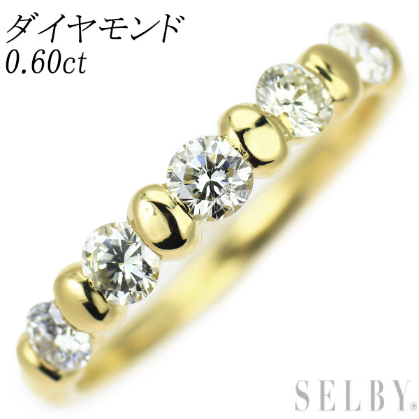 K18YG ダイヤモンド リング 0.60ct