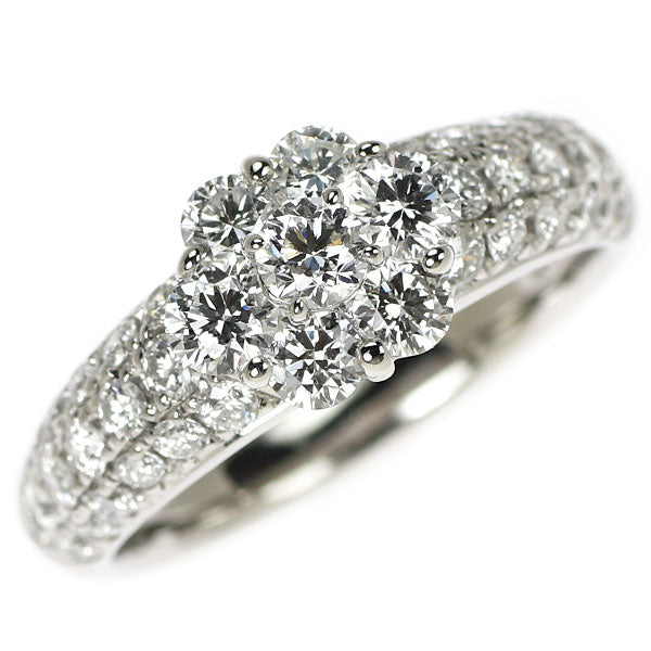 モニッケンダム Pt900 ダイヤモンド リング 1.38ct フラワー