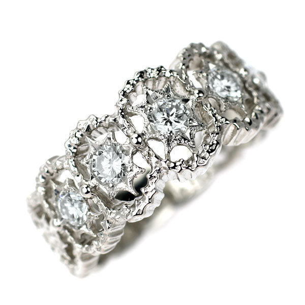 Pt900 ダイヤモンド リング 0.46ct