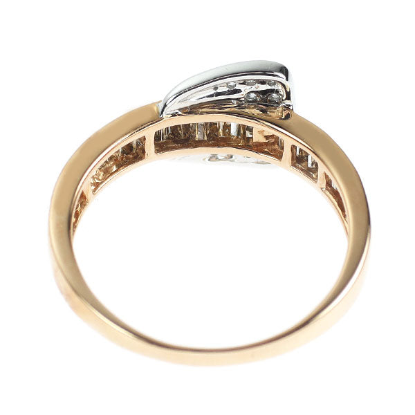 K18WG/PG ダイヤモンド リング 0.55ct
