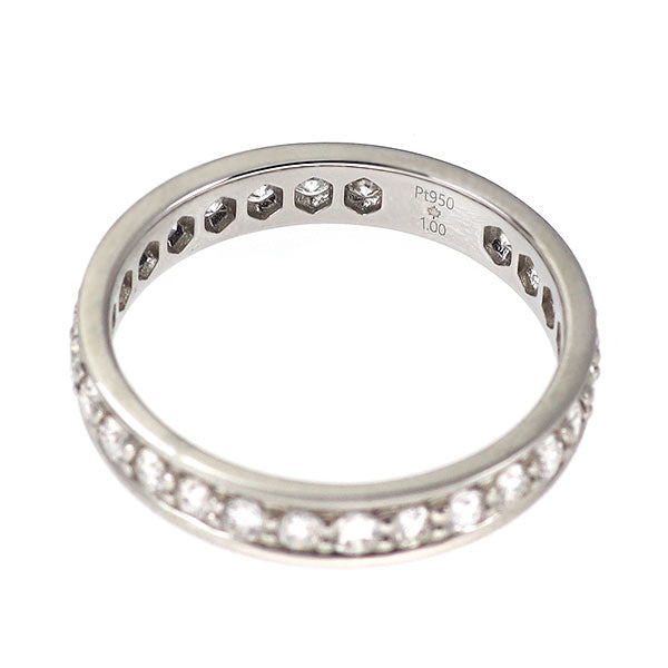 カナディアンダイヤ Pt950 ダイヤモンド リング 1.00ct フルエタニティ