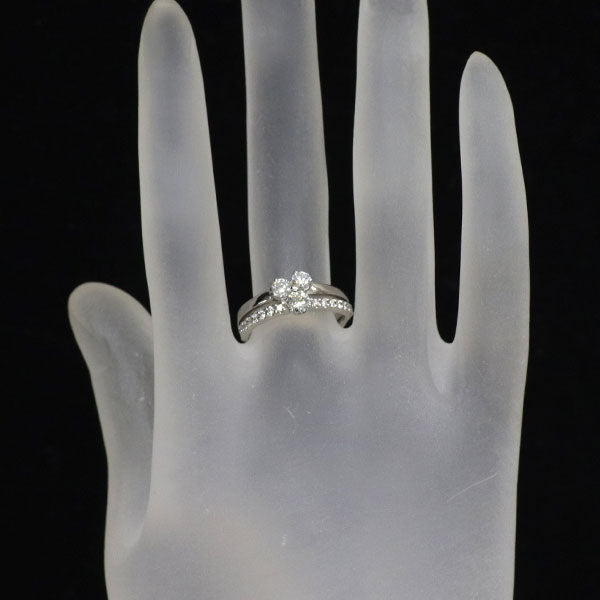 トリロジー/ベリテ Pt900 ダイヤモンド リング 0.63ct スリーストーン