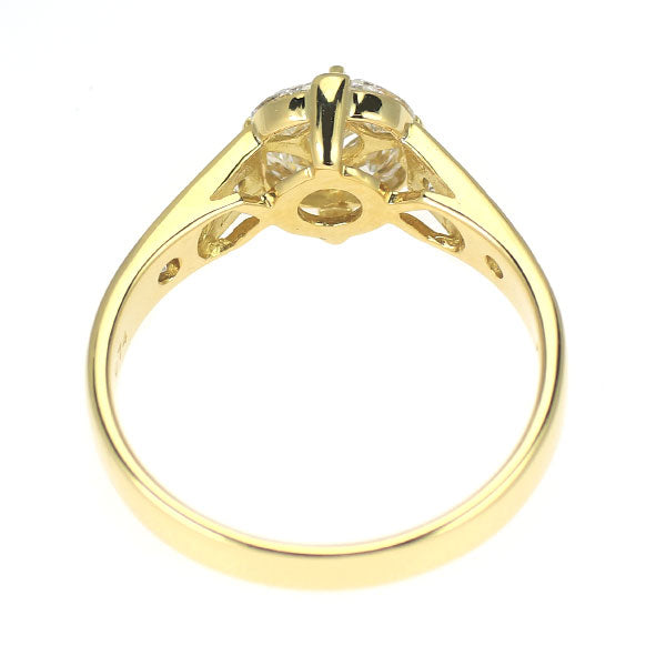 K18YG ダイヤモンド リング 0.74ct
