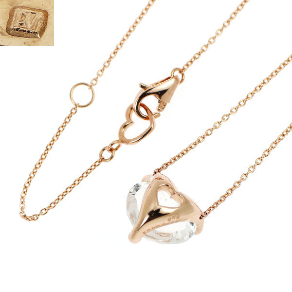 ポンテヴェキオ K18PG クオーツ ダイヤモンド ペンダント