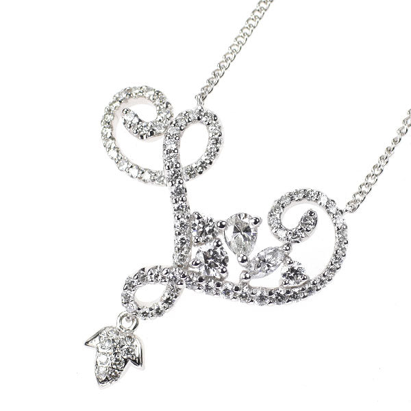 K18WG ダイヤモンド ペンダントネックレス 0.87ct