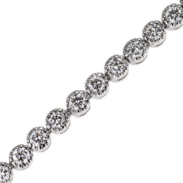 K18WG ダイヤモンド ブレスレット 2.345ct テニス