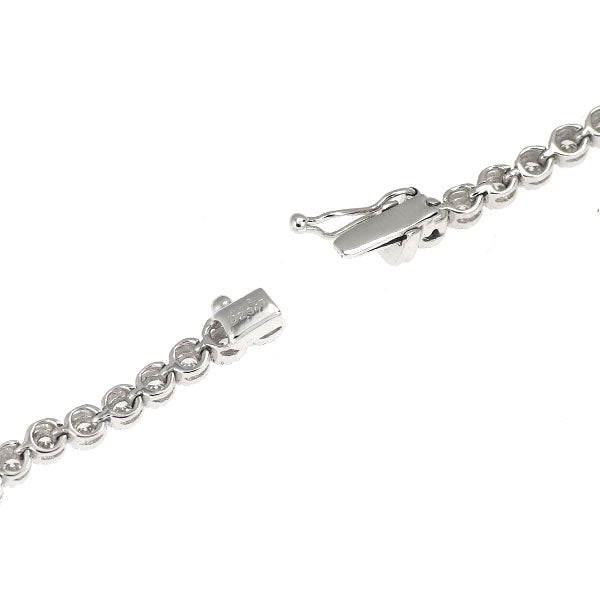 K18WG ダイヤモンド ブレスレット 2.345ct テニス