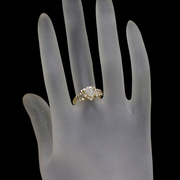 K18YG ダイヤモンド リング 0.449ct D0.47ct