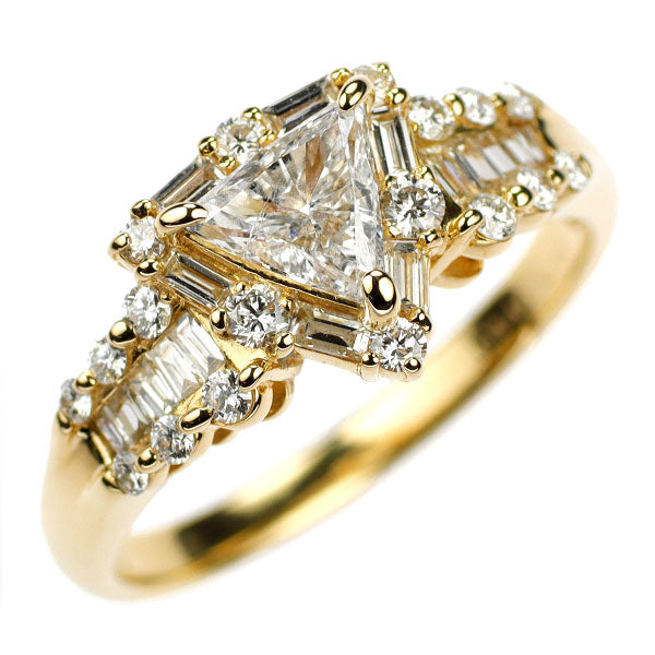 K18YG ダイヤモンド リング 0.449ct D0.47ct