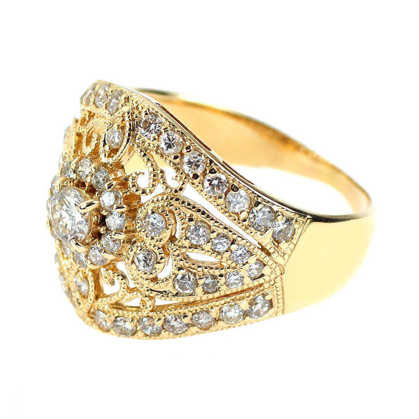 K18YG ダイヤモンド リング 1.00ct