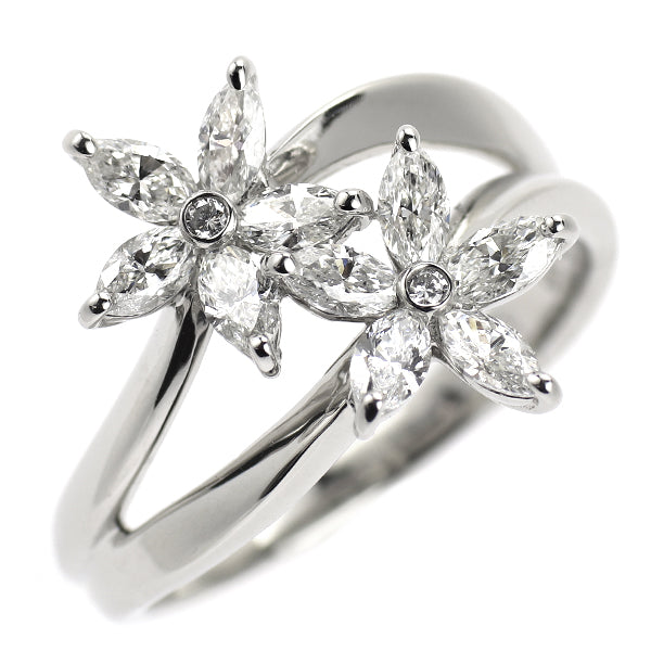 Pt900 ダイヤモンド リング 1.00ct フラワー