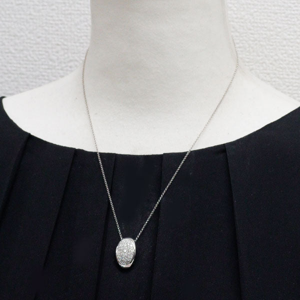 K18WG ダイヤモンド ペンダントネックレス 0.80ct