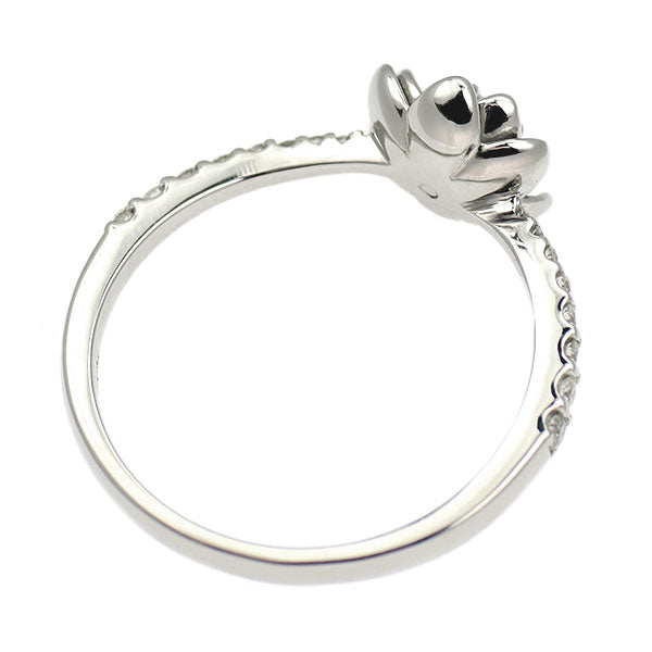 Pt950 ダイヤモンド リング 0.23ct  フラワー