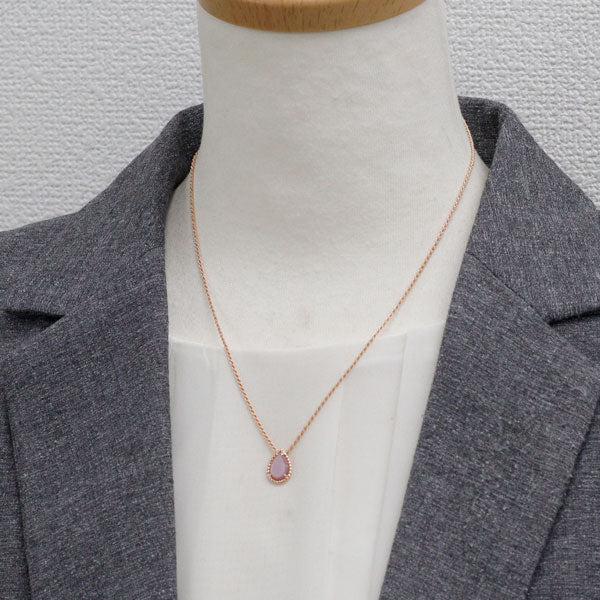 ブシュロン K18PG ピンクシェル ペンダントネックレス セルパンボエム
