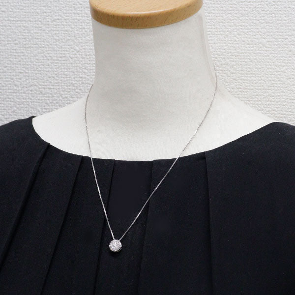 K18WG ダイヤモンド ペンダントネックレス 0.50ct