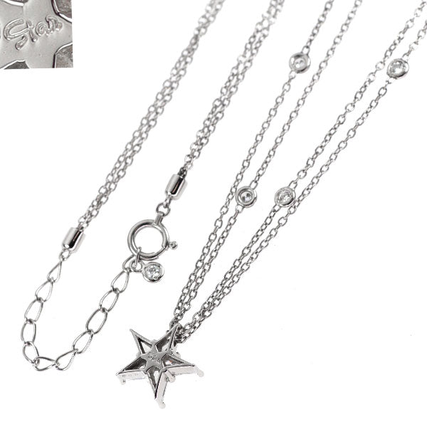 スタージュエリー Pt900/ Pt850 ダイヤモンド ペンダント