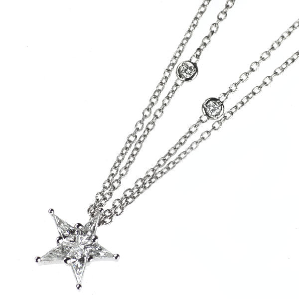 スタージュエリー Pt900/ Pt850 ダイヤモンド ペンダント