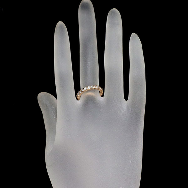 K18PG ダイヤモンド リング 0.93ct  フルエタニティ