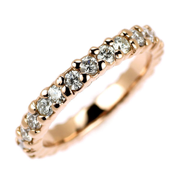 K18PG ダイヤモンド リング 0.93ct  フルエタニティ
