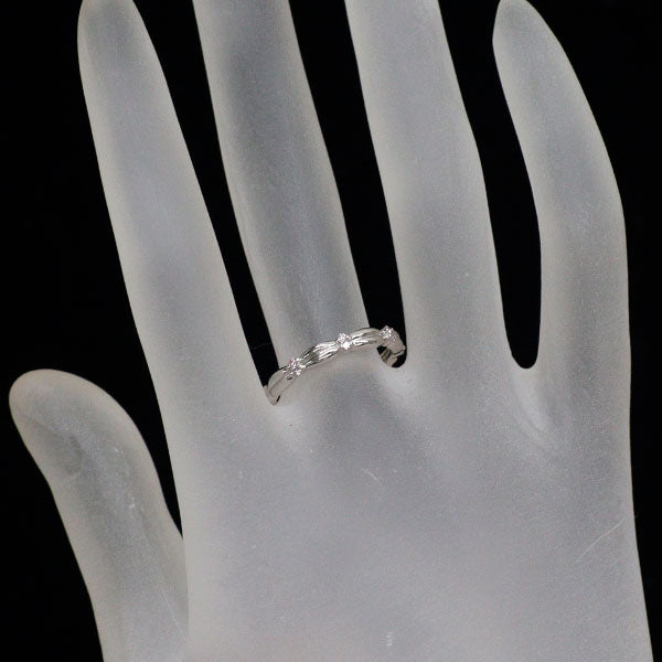希少 Pt900 天然ピンク ダイヤモンド リング 0.05ct