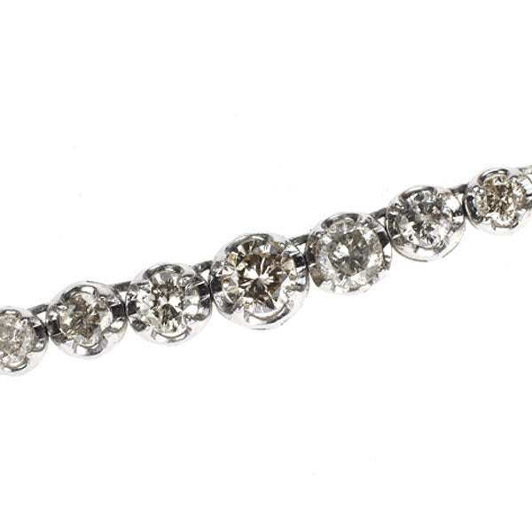 K18WG ダイヤモンド ネックレス 5.00ct テニス