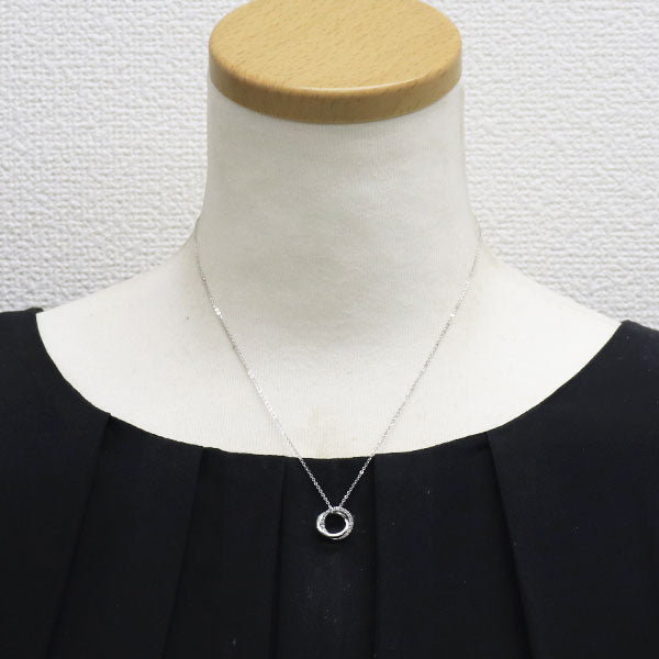 ヴァンドーム青山 K18WG ダイヤモンド ペンダントネックレス