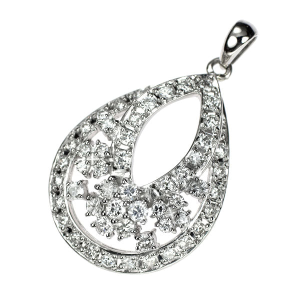 Pt900 ダイヤモンド ペンダントトップ 1.36ct