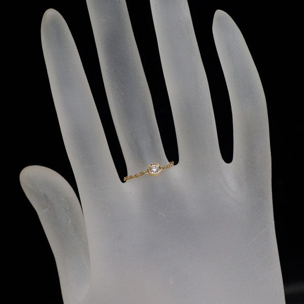 K18YG ダイヤモンド リング 0.10ct