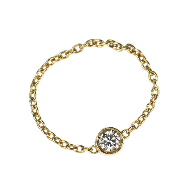 K18YG ダイヤモンド リング 0.10ct