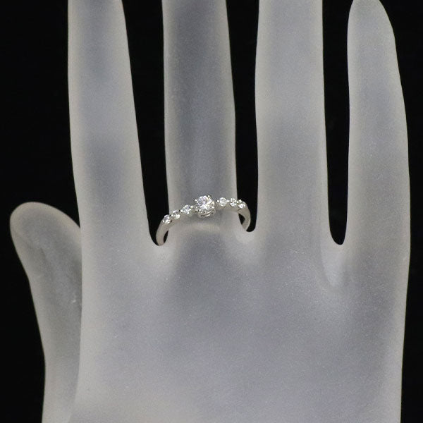 Pt900 ダイヤモンド リング 0.174ct D0.15ct D VS2 3EXHC