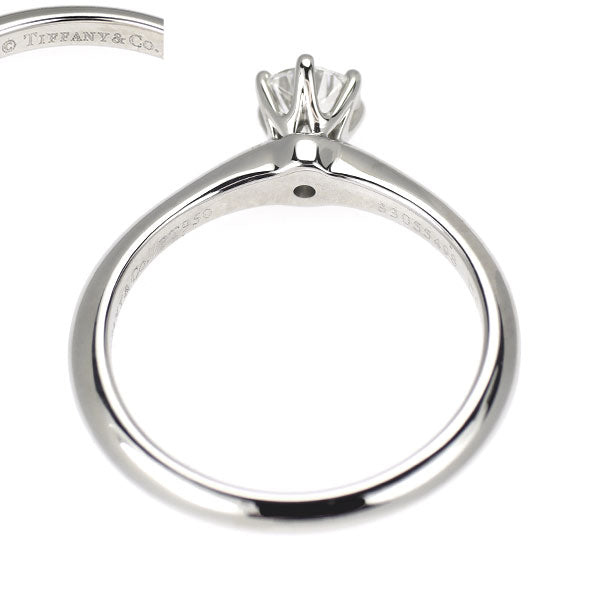 ティファニー Pt950 ダイヤモンド リング 0.37ct ソリティア