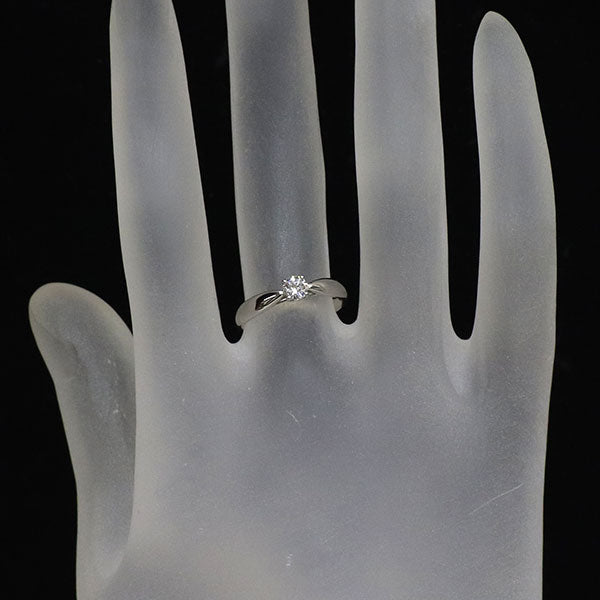 ティファニー Pt950 ダイヤモンド リング 0.19ct G VS1 3EX ハーモニー