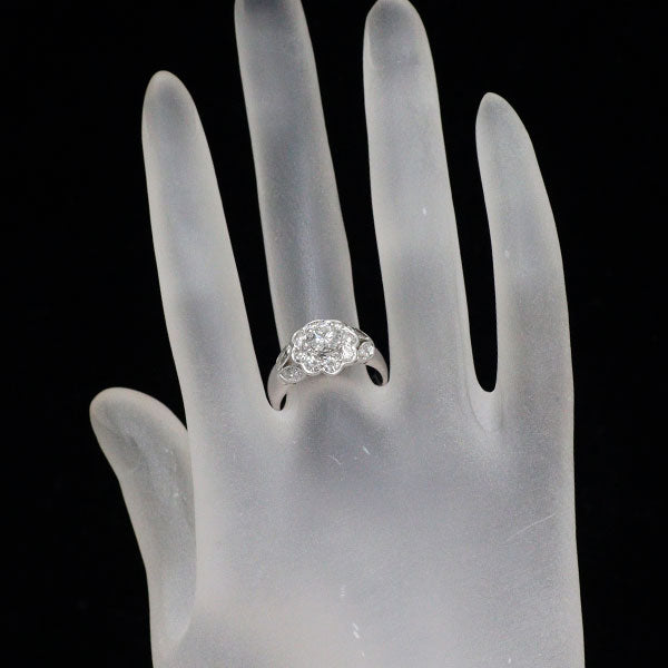 ポンテヴェキオ K18WG ダイヤモンド リング 0.506ct H SI1 VG D1.09ct