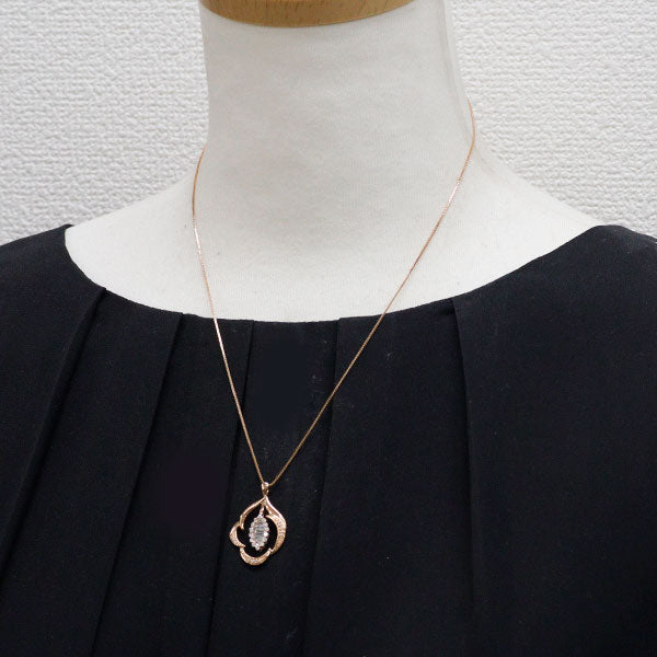 K18PG ダイヤモンド ペンダントネックレス 0.50ct