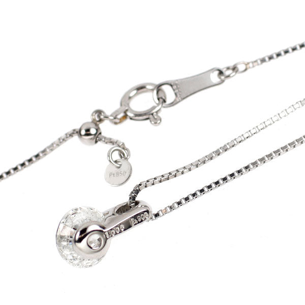 Pt900/Pt850 ダイヤモンド ペンダントネックレス 1.006ct 1点留め
