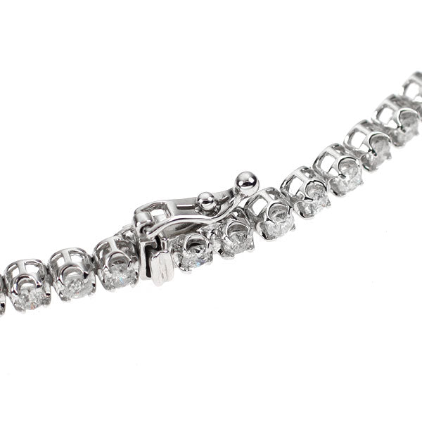 K18WG ダイヤモンド テニス ブレスレット 3.00ct