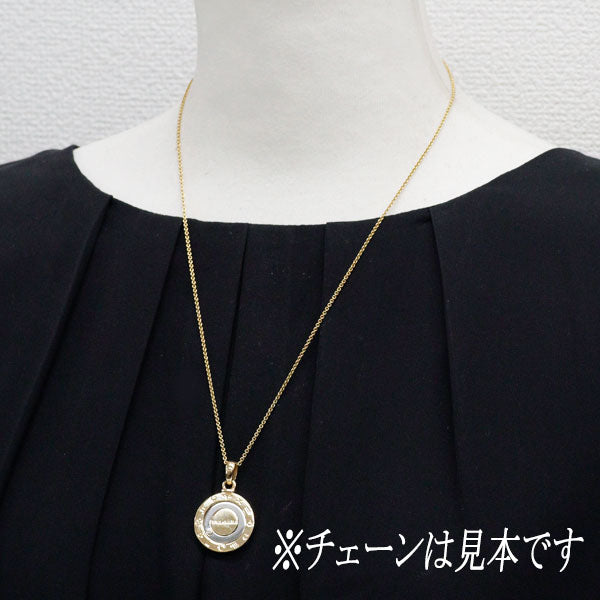 ブルガリ K18YG/ SS ダイヤモンド ペンダントトップ ホロスコープ12星座対応