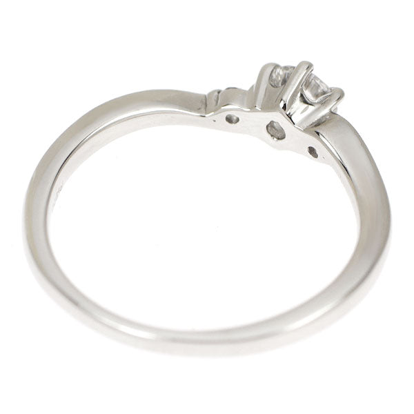 希少 Pt900 ダイヤモンド 天然ピンクダイヤモンド リング 0.221ct E SI2 G D0.04ct