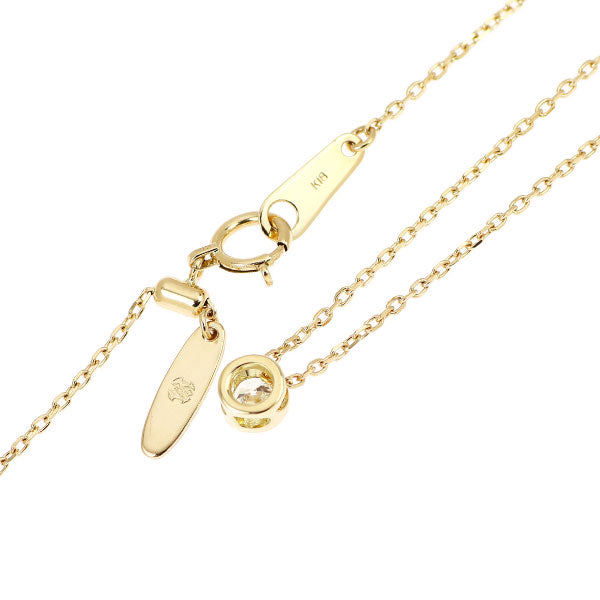 モニッケンダム K18YG ダイヤモンド ペンダントネックレス 0.225ct D VS2 VG