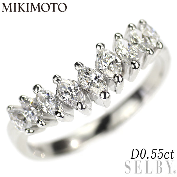 ミキモト Pt900 ダイヤモンド リング 0.55ct