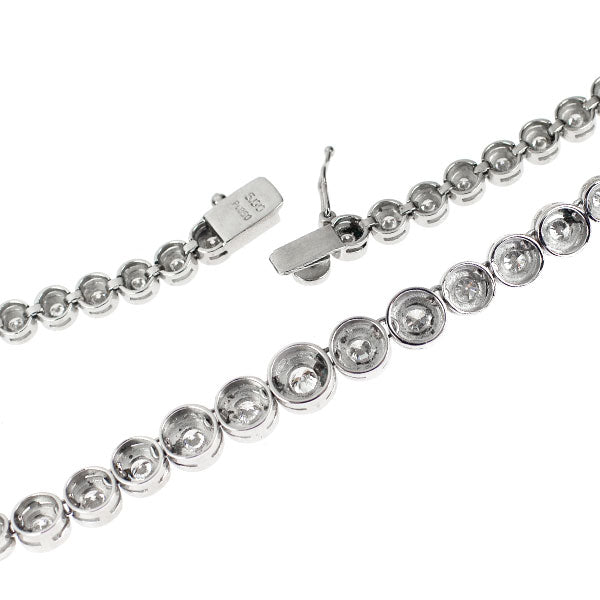 Pt850 ダイヤモンド テニス ネックレス 5.00ct