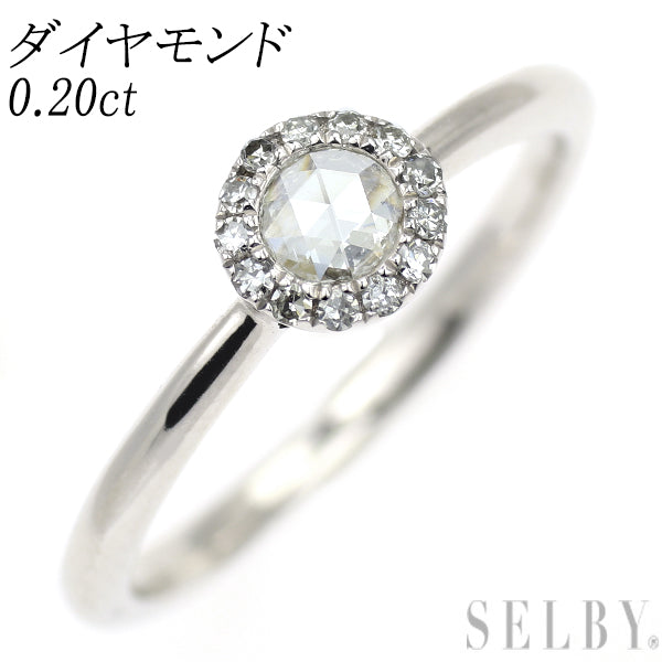 K18WG ダイヤモンド リング 0.20ct — セルビーオンラインストア