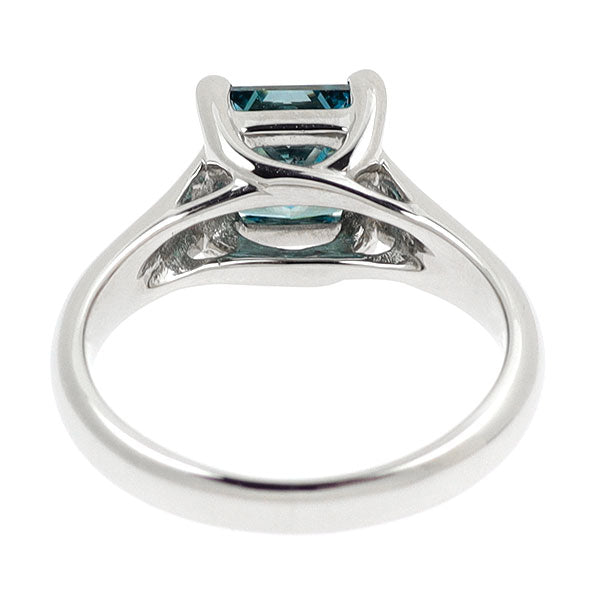 Pt900 トリートブルー ダイヤモンド リング 1.544ct — セルビー