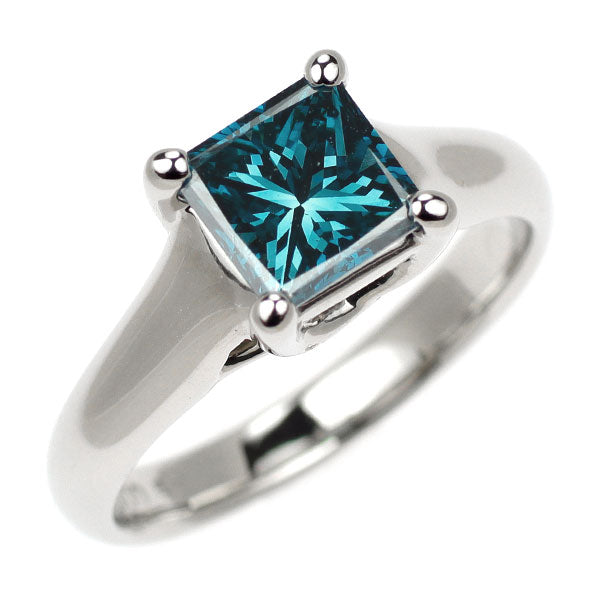 Pt900 トリートブルー ダイヤモンド リング 1.544ct — セルビー