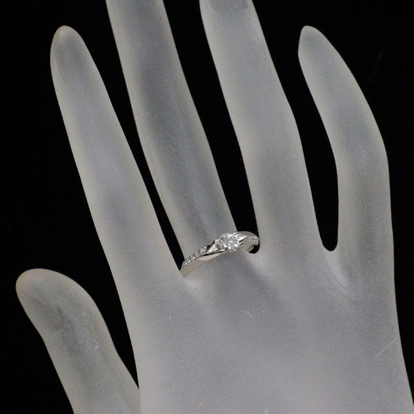 Pt900 最上級 ダイヤモンド リング 0.30ct D IF 3EX D0.06ct